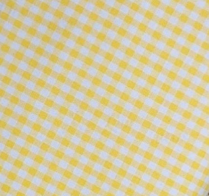 Babero volante Vichy Amarillo