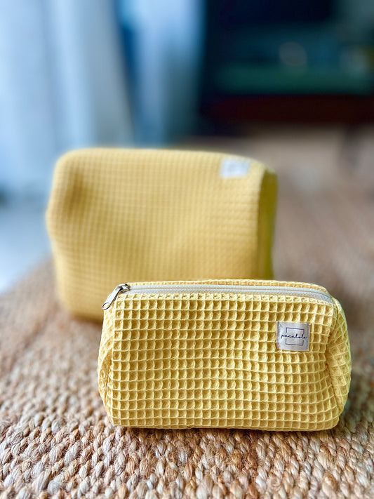 Neceser Waffle Amarillo