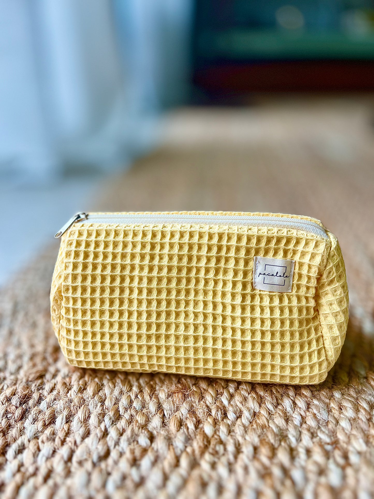 Neceser Waffle Amarillo