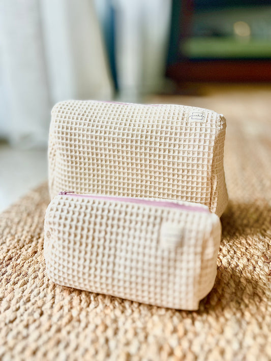 Neceser Waffle Beige
